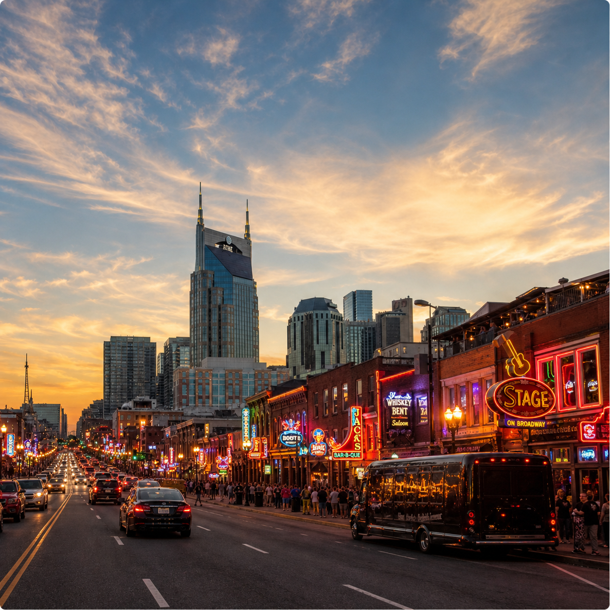 Broadway Street Scene